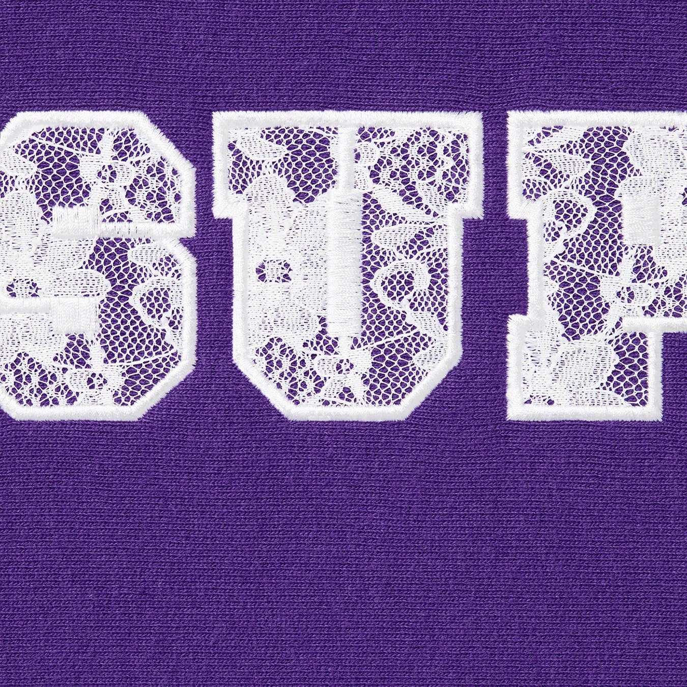 Lace Hooded Sweatshirt view 9